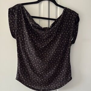 NWT We The Free Black and Tan Open Back Top